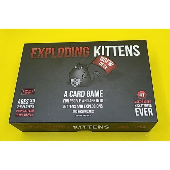 Exploding Kittens Not Safe For Work NSFW Edition Deck Card Game Deck Complete - Picture 4 of 11